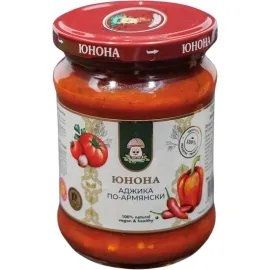 <a href="https://mixmart.info/produkty-pitaniya/konservaciya/ovoschnye-konservy/25728/" target="_blank" title="Перейти на сайт владельца" rel="nofollow" style="font-weight:bold">Аджика «По-армянски» Юнона, 250 г.</a><br><span style="font-style:italic"></span>