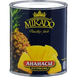 АНОНС: <a href="https://mixmart.info/produkty-pitaniya/konservaciya/fruktovaya-konservaciya/ananas-kusochkami-mikado-v-sirope-850-ml/" target="_blank" title="Перейти на сайт владельца" rel="nofollow" style="font-weight:bold">Ананас кусочками Mikado в сиропе, 850 мл.</a><br><span style="font-style:italic"></span>