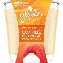 АНОНС: <a href="https://mixmart.info/bytovaya-himiya/sredstva-dlya-uborki/osvezhiteli-vozduha/31261/" target="_blank" title="Перейти на сайт владельца" rel="nofollow" style="font-weight:bold">Ароматизированная свеча Glade &laquo;Солнце и сочные клементины&raquo;, 129 г.</a><br><span style="font-style:italic"></span>