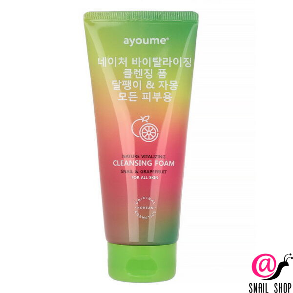 АНОНС: <a href="https://snail-shop.ru/product/ayoume-penka-s-mucinom-ulitki-nature-vitalizing-cleansing-foam-snail-grapefruit/" target="_blank" title="Перейти на сайт владельца" rel="nofollow" style="font-weight:bold">AYOUME Пенка с муцином улитки Nature Vitalizing Cleansing Foam Snail & Grapefruit</a><br><span style="font-style:italic">Интернет-магазин корейской косметики и аксессуаров</span>