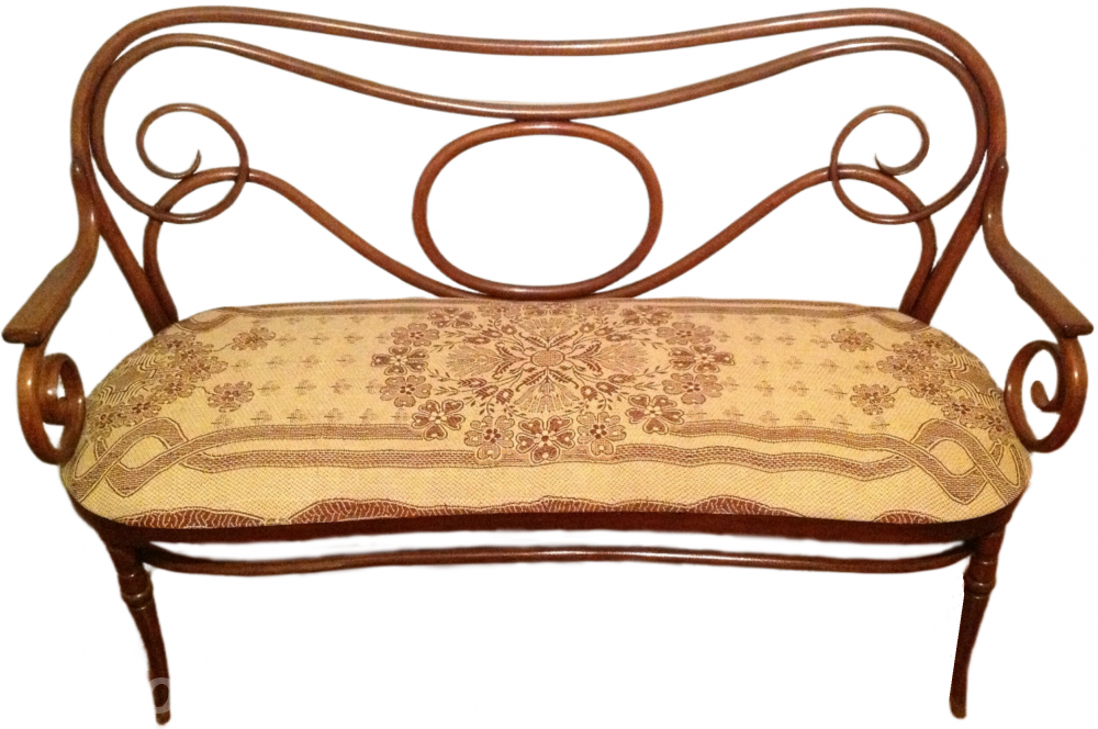 Старинный диван-лавка,19в., дерево, ручн.работа