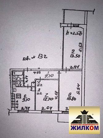 Квартира, 3-комн., 65.3 м², ДНР, Донецк, Буденновский р-н