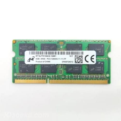 Модуль памяти DDR3 SODIMM 4GB 1600 Micron 1,5V