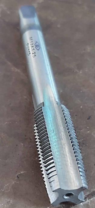 Метчик М13х1,25, м р, Р6М5, 89х29 мм, мелкий шаг, . ..