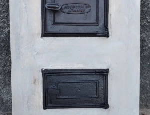 Передняя панель с дверками для печи